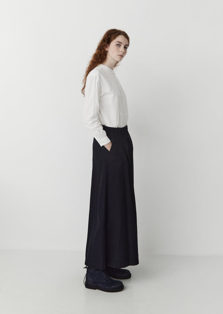 Sashiko Tucked Pants