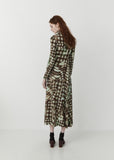 Printed Turtleneck Dress