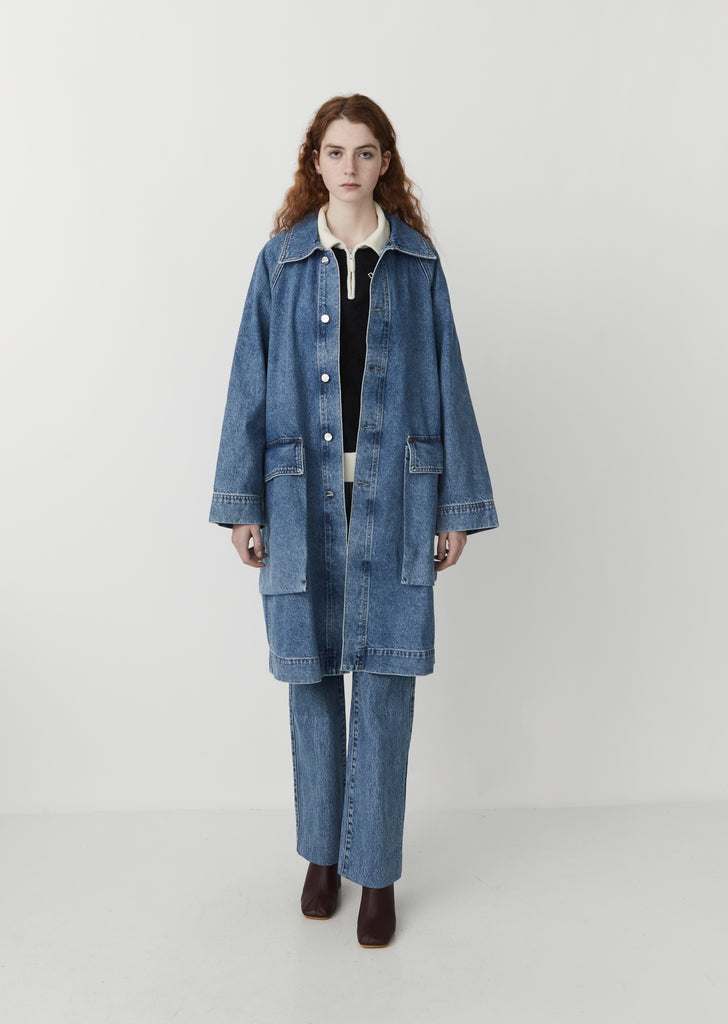 Denim Trench