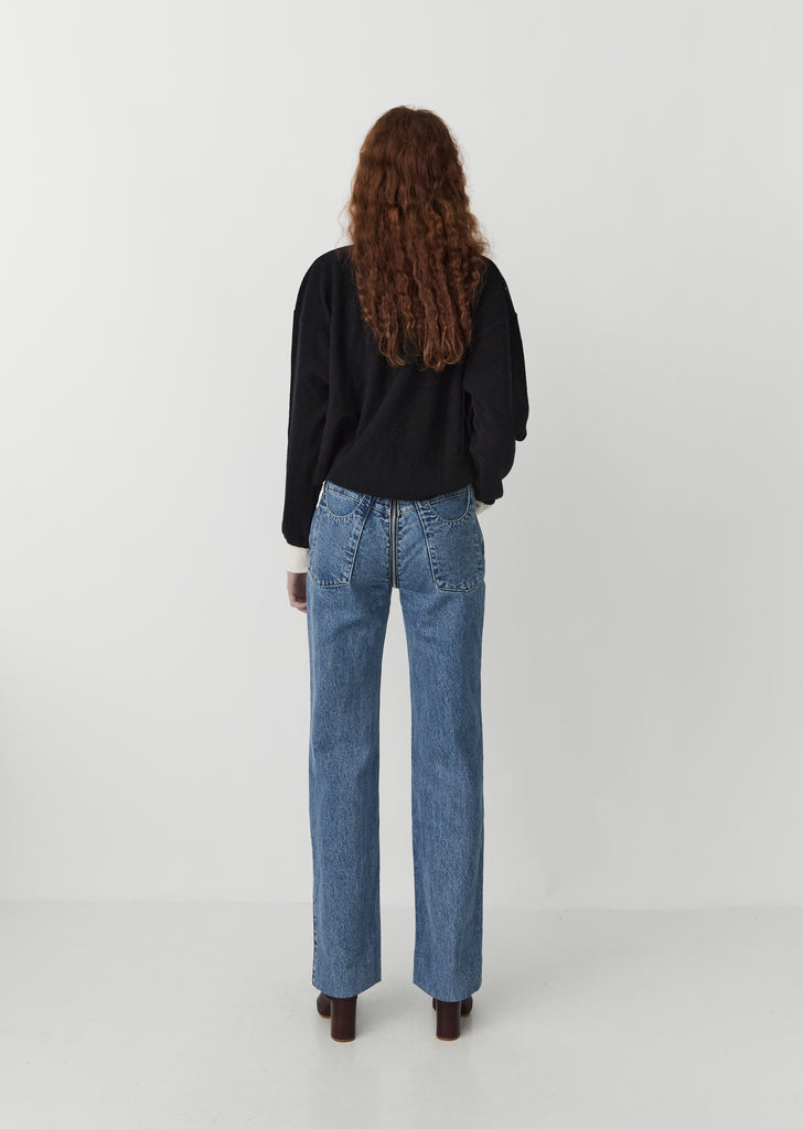 Zip Through Jean