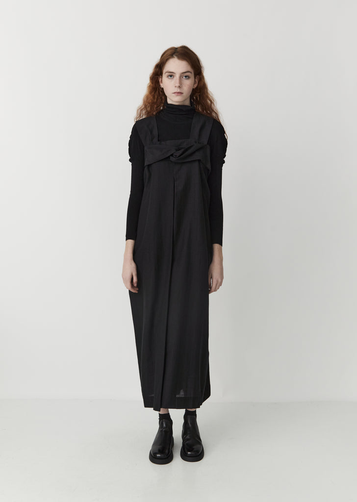 Tricot Jumpsuit — Black