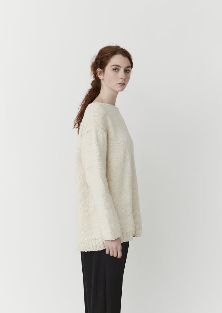 Hand-dyed Woven Sweater