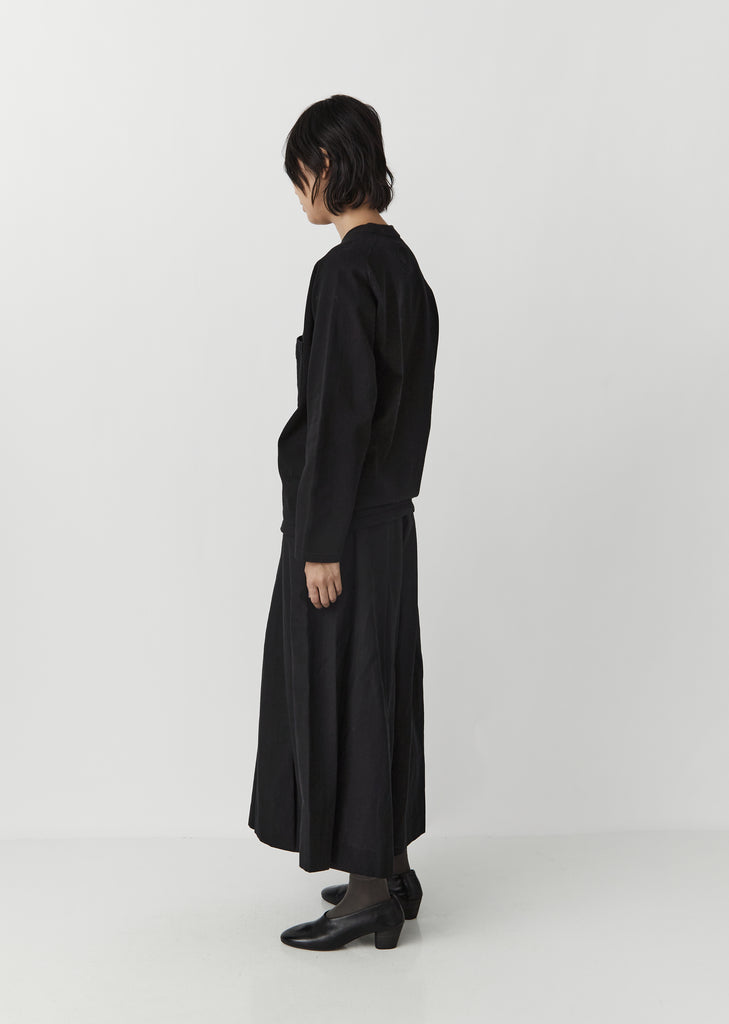 Crewneck Pocket Long Sleeve Tee