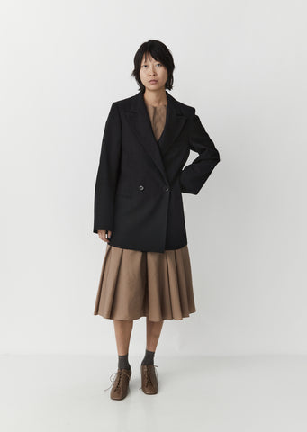 Wool Peak Lapel Jacket