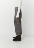 Deep Pleat Wool Trouser