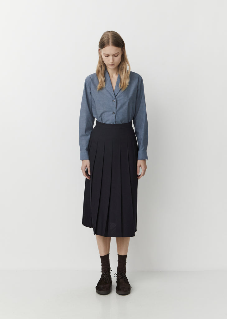 Fade Out Pleated Skirt