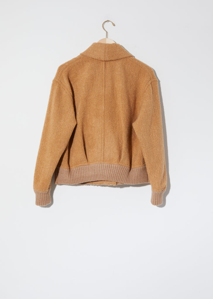Reversible Wool Lurex Bouclé Jacket