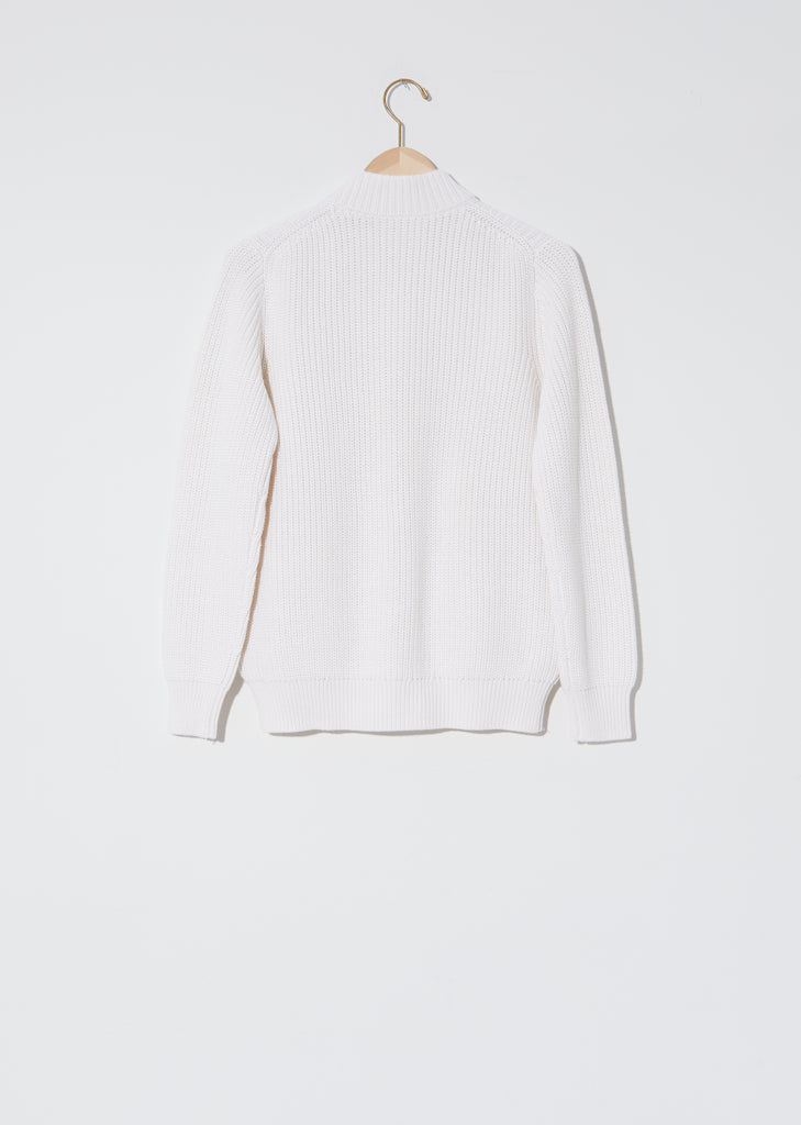 Cotton & Cashmere Zip Cardigan