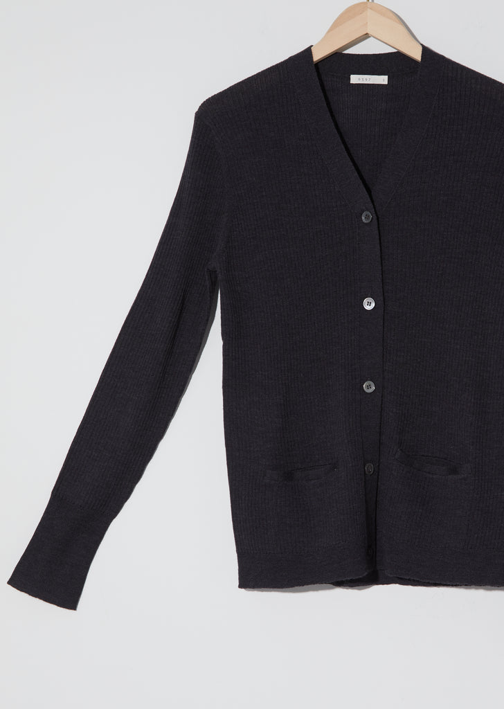 Poor Boy Cardigan — Charcoal