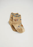 Kids Tapestry Socks — Beige