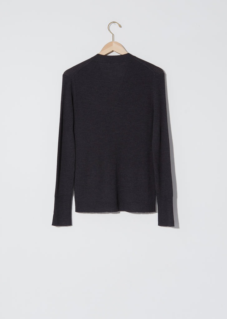 Poor Boy Cardigan — Charcoal