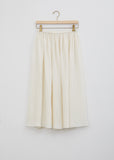Silk Gathered Skirt