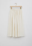 Silk Gathered Skirt