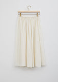 Silk Gathered Skirt