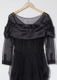 Tulle Pleated Pocket Dress