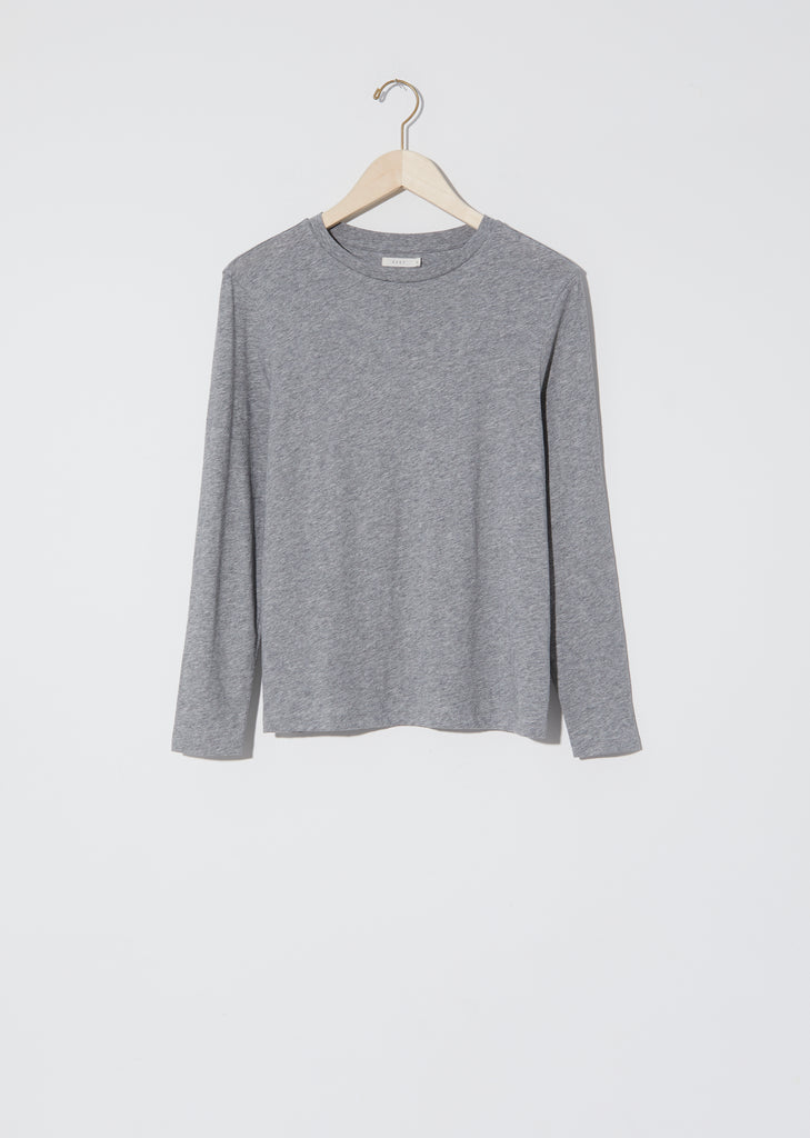 Long Sleeve Mini Boy T — Heather Grey