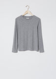 Long Sleeve Mini Boy T — Heather Grey