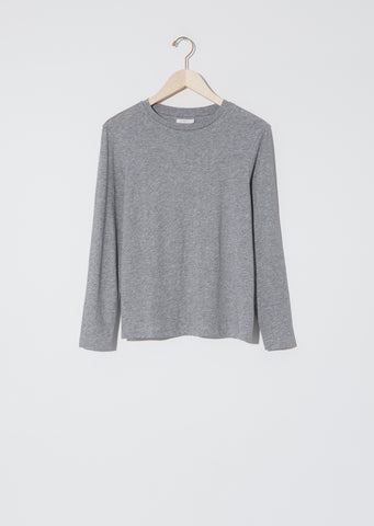 Long Sleeve Mini Boy T — Heather Grey