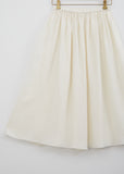 Silk Gathered Skirt