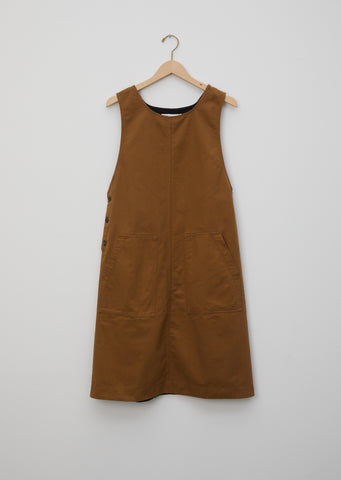 Washed Cotton Drill Dress