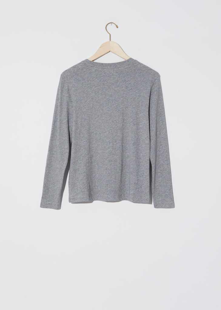 Long Sleeve Mini Boy T — Heather Grey