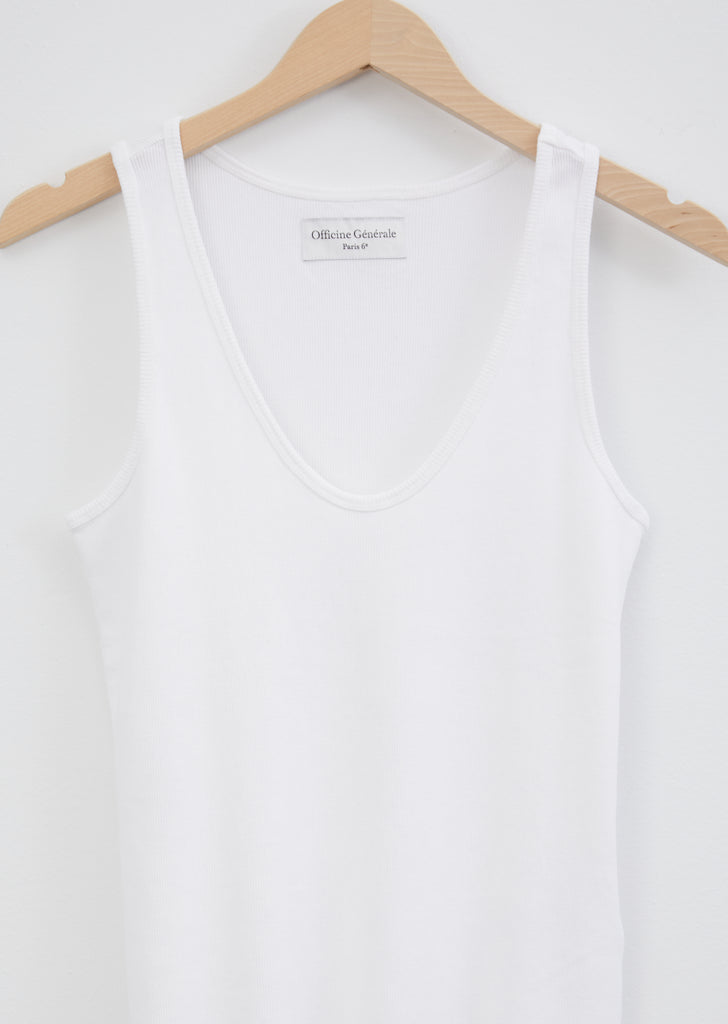 Thais Pigment Dye Rib Tank