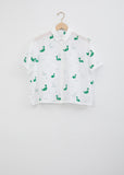 Lake Bird Cotton Blouse