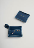 Velvet Jewelry Box — Blue