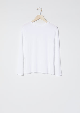 Long Sleeve Mini Boy T — New White