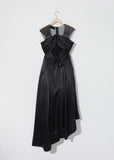 Silk Satin Wrap Dress