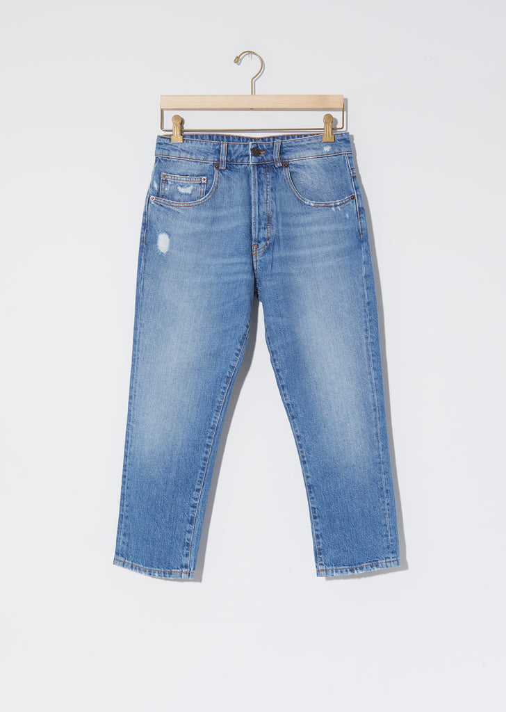 Shorty Jeans — Faded Blue