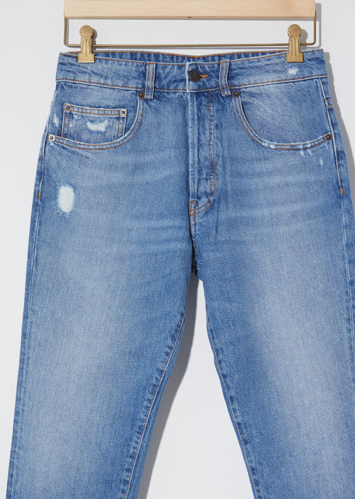 Shorty Jeans — Faded Blue