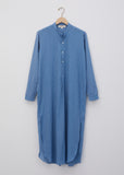 Blue Stripe Henley Tunique