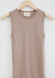 Fatu Debardeur Cotton Tank — Camel