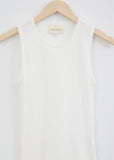 Fatu Debardeur Cotton Tank — Cream