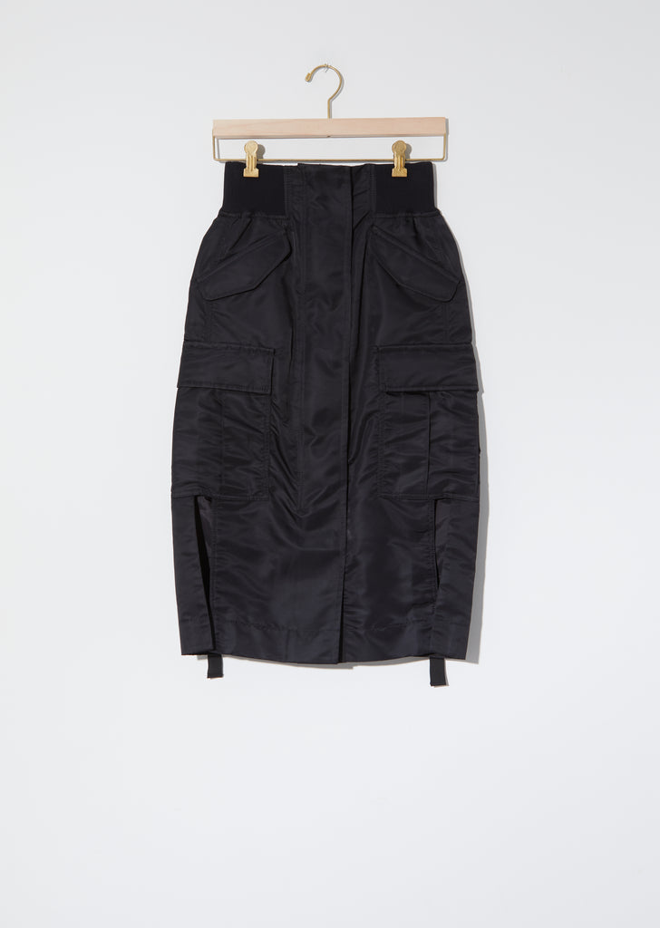 Nylon Twill Skirt