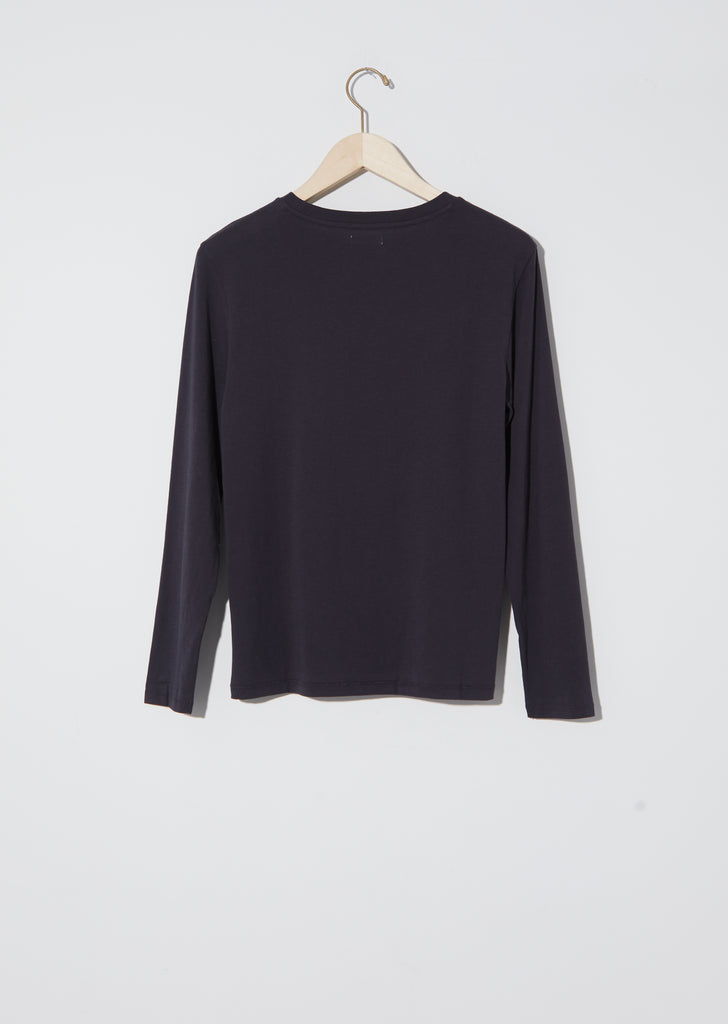 Long Sleeve Mini Boy T — Navy