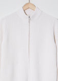 Cotton & Cashmere Zip Cardigan