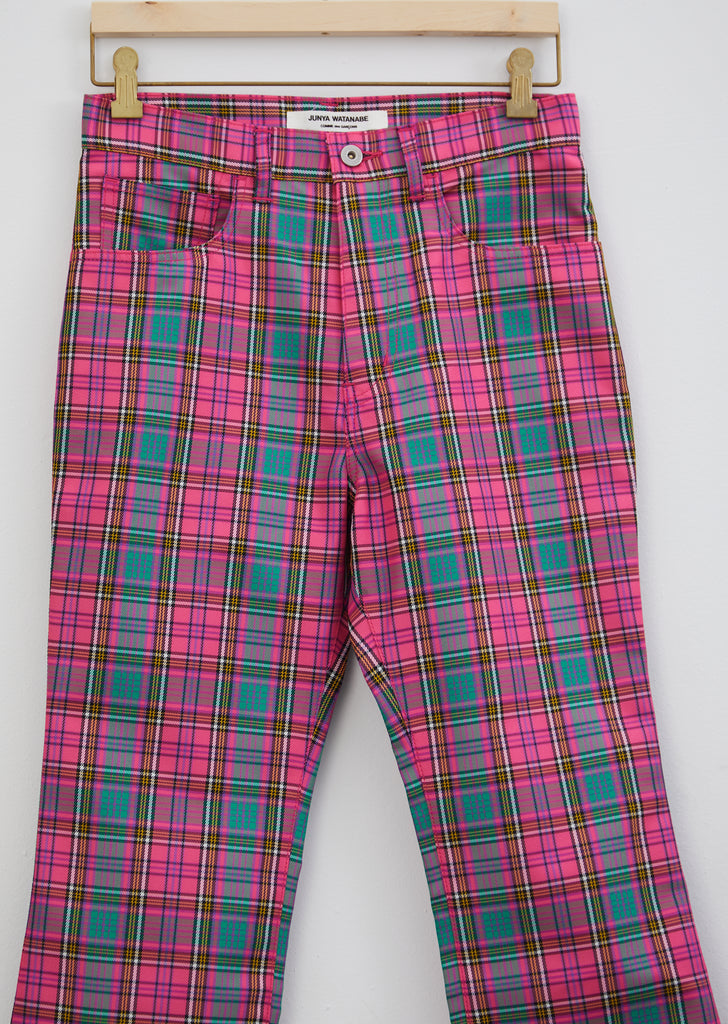 Tartan Check 5-Pocket Trousers
