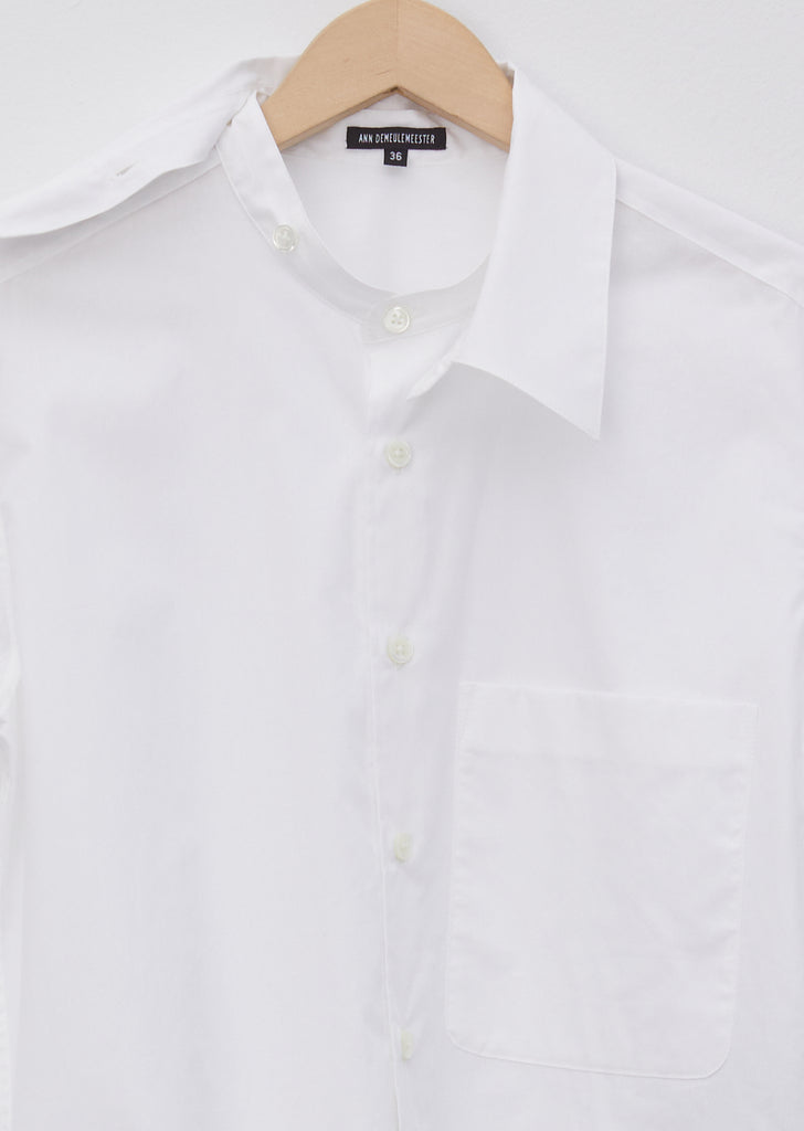 Convertible Collar Classic Shirt