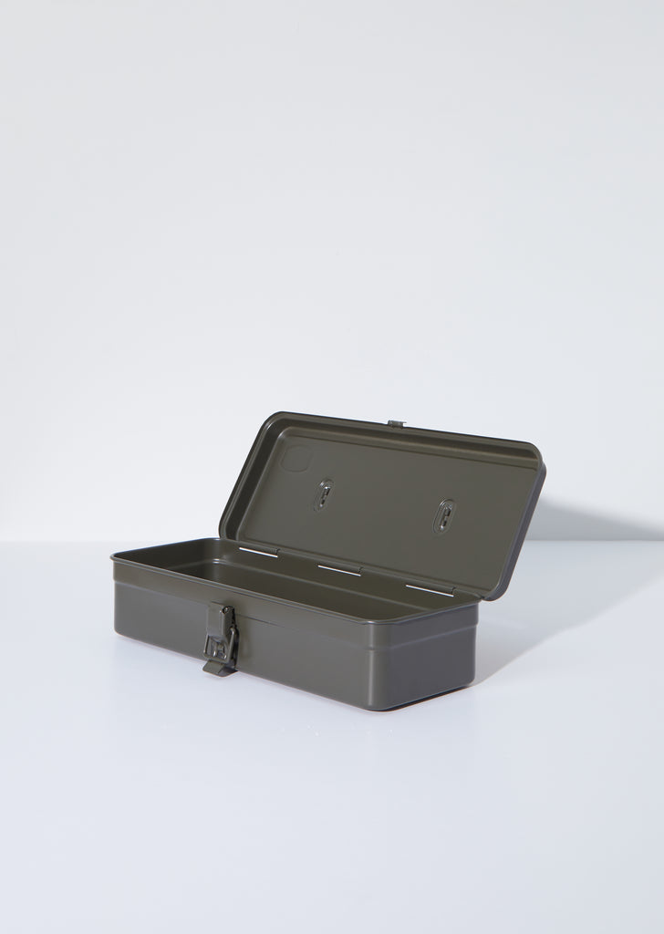 Flat Top Tool Box — Olive Green