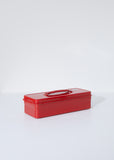 Flat Top Tool Box — Red