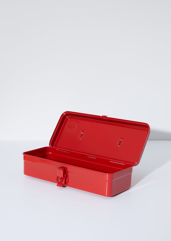 Flat Top Tool Box — Red