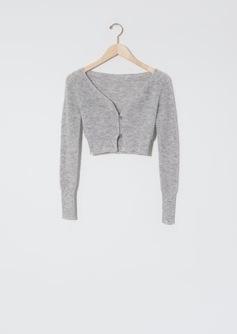 Le Cardigan Alzou — Light Grey