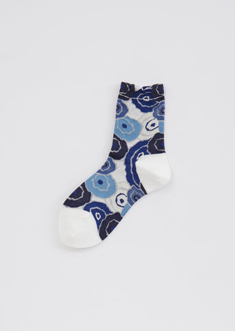 Block Lace Socks