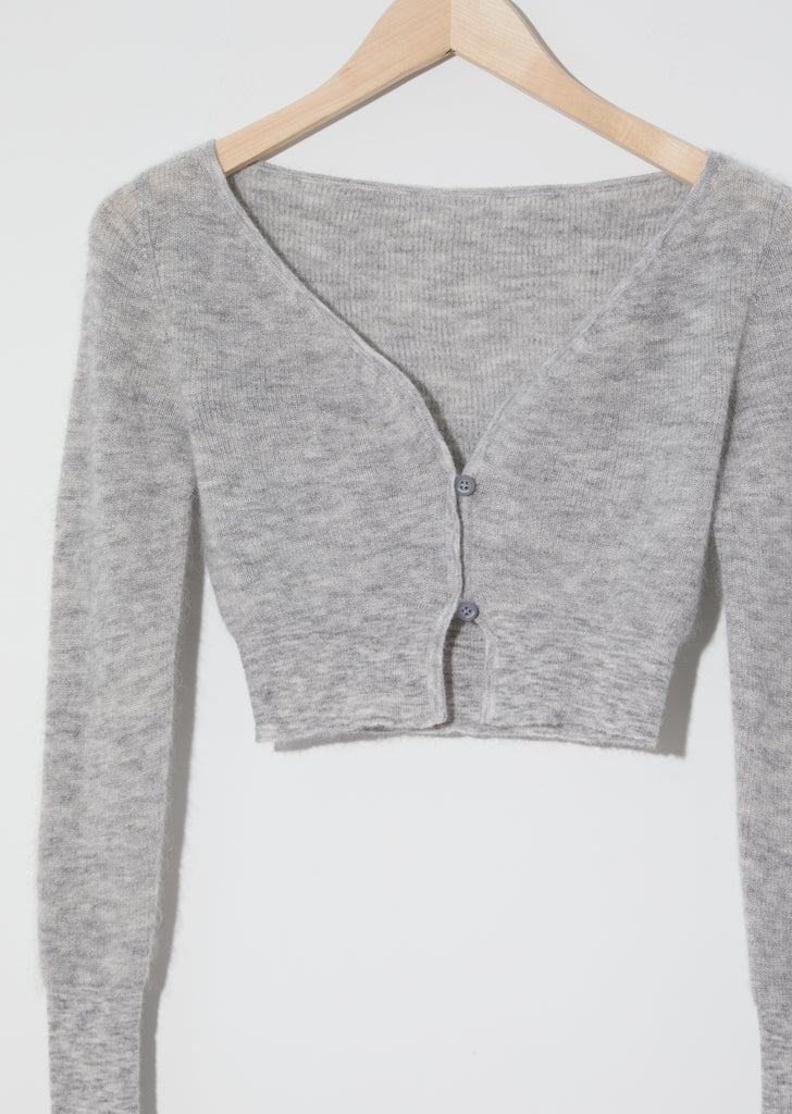 Le Cardigan Alzou — Light Grey