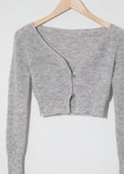 Le Cardigan Alzou — Light Grey