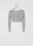 Le Cardigan Alzou — Light Grey