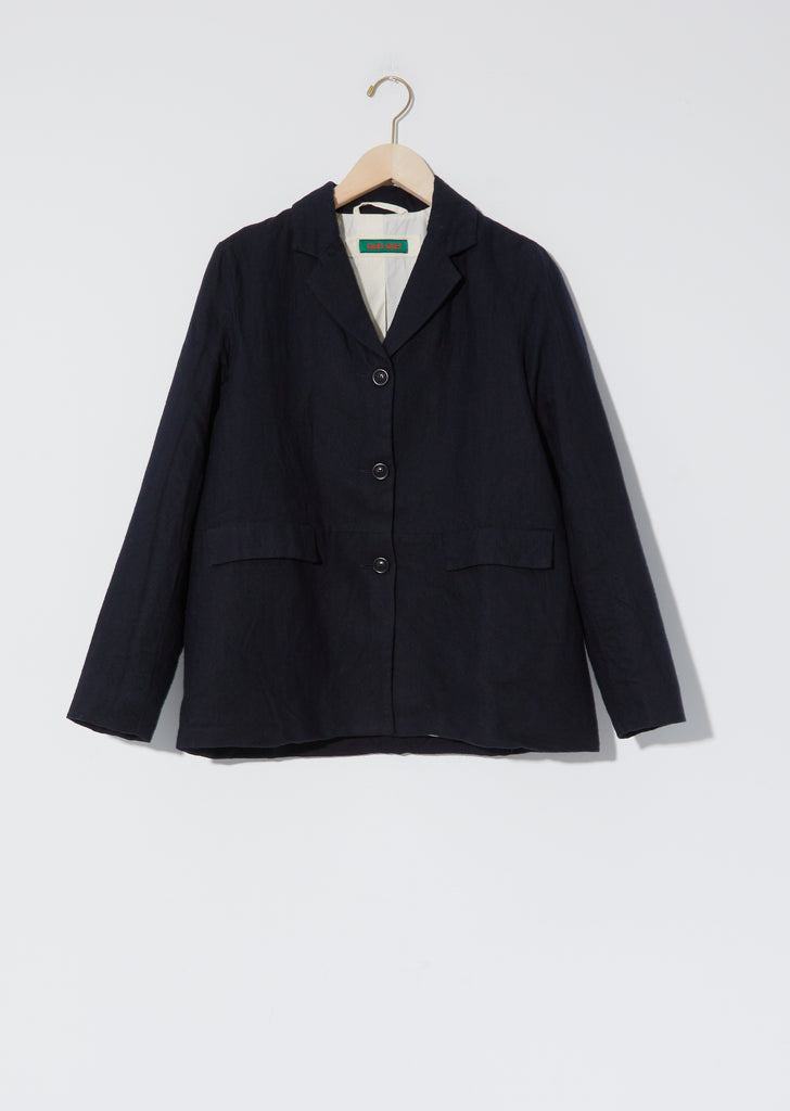 Wool & Linen Carre Felt Jacket