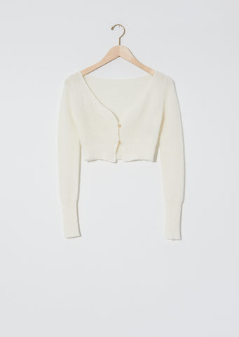 Le Cardigan Alzou — Ecru